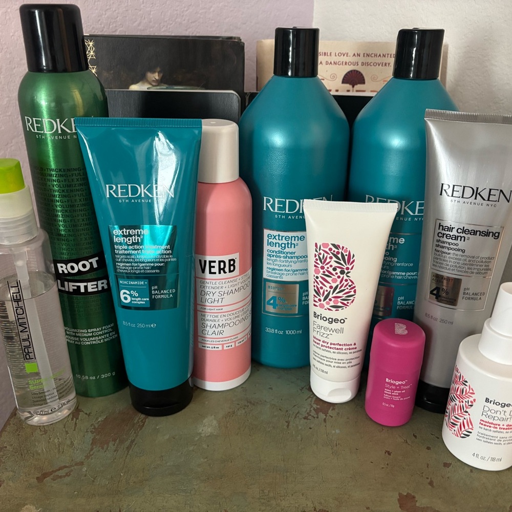Redken, Brigeo, and Paul Mitchell Haircare Lot- NEW AND Nearly New